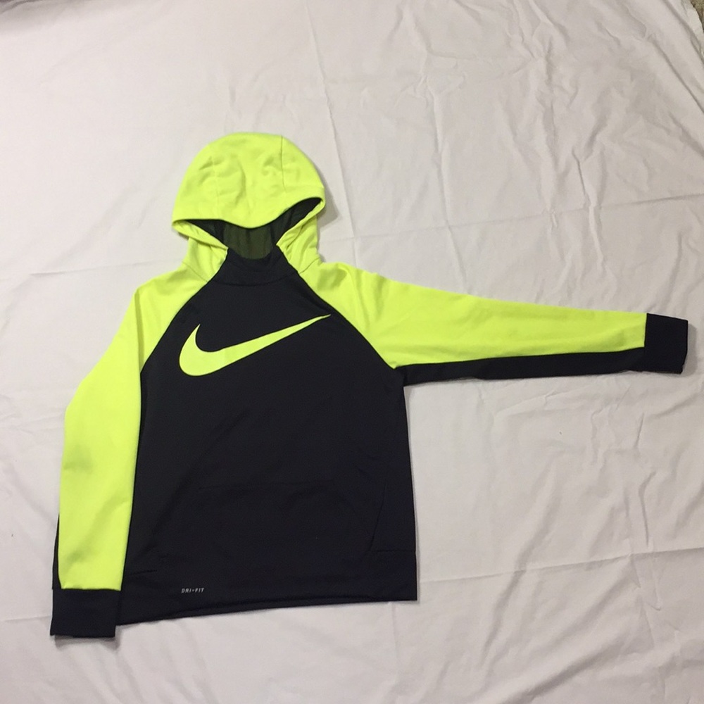 Black and Yellow boys XL Nike hoodie
